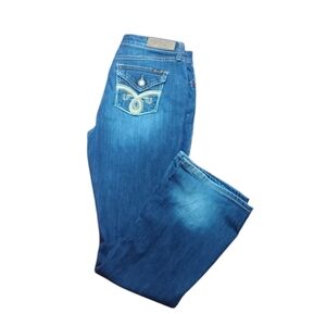 Women's Seven 7 boot cut Blue Jeans